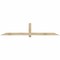 Ekena Millwork Eugene Rough Sawn Timber Gable Bracket, Douglas Fir, 96"W x 20"H x 4"D x 4"F, 5/12 Pitch GBW096X20X0404EUG00RDF - alternate 1